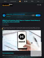 HBAR Price Prediction: $0.07 Floor or Trapdoor? Smart Money Is Loading for a Move to $0.085 - Blockchain.News