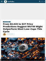 From $0.025 to $2? Price Predictions Suggest MUTM Might Outperform Most Low-Caps This Cycle - TechBullion