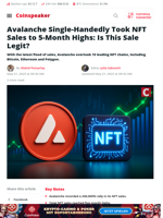 Avalanche NFT Sales Hit 5-Month High — Is the Surge Real?