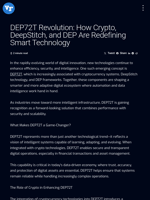DEP72T Revolution: How Crypto, DeepStitch, and DEP Are Redefining Smart Technology | Visionary Financial