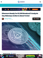 Ethereum Eyes $3,000 Breakout? Sideways Action Is About To End