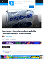 Base Network Token Exploration Unveiled By Coinbase CEO, Future Plans Disclosed | Bitcoinist.com