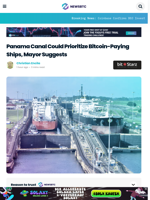 Panama Canal Could Prioritize Bitcoin-Paying Ships: Mayor