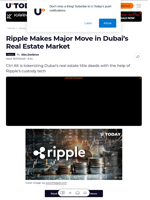 Ripple Makes Major Move in Dubai’s Real Estate Market