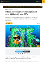 US Bitcoin ETFs Cross $50B In Net Inflows Since Inception