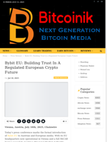Bybit EU: Building Trust In A Regulated European Crypto Future - Bitcoinik