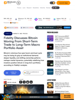 Fidelity Discusses Bitcoin Moving From Short-Term Trade to Long-Term Macro Portfolio Asset – Markets and Prices Bitcoin News