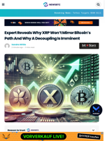 Expert Reveals Why XRP Won’t Mirror Bitcoin’s Path And Why A Decoupling Is Imminent