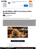 $4.09 Billion XRP in 24 Hours, Price Breakout Soon?