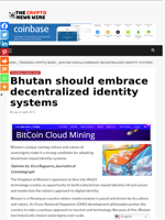 Bhutan should embrace decentralized identity systems - The Crypto News Wire