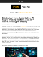 BitsStrategy Introduces Its Best AI Crypto Trading Bot for Easier 24/7 Automated Crypto Trading
