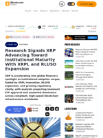 Research Signals XRP Advancing Toward Institutional Maturity With XRPL and RLUSD Expansion – Featured Bitcoin News