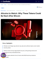 Altcoins to Watch: Why These Tokens Could Be Next After Bitcoin