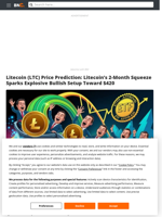 Litecoin (LTC) Price Prediction: Litecoin’s 2-Month Squeeze Sparks Explosive Bullish Setup Toward $420 - Brave New Coin