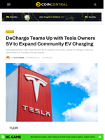 DeCharge Teams Up with Tesla Owners SV to Expand Community