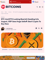 Best Crypto To Buy Now Amidst Bearish BTC And ETH