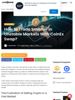 How to Trade Smarter in Unstable Markets With CoinEx Swap? | Live Bitcoin News