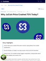 Why JuCoin Price Crashed 70% Today?
