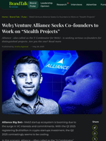 Web3 Venture Alliance Seeks Co-founders to Work on “Stealth Projects”