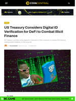 US Treasury Considers Digital ID Verification for DeFi to Combat Illicit Finance
