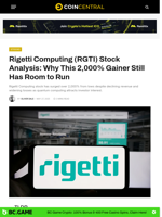 Rigetti Computing (RGTI) Stock Analysis: Why This 2,000% Gainer Still Has Room to Run - CoinCentral