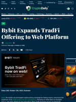 Bybit Expands TradFi Offering to Web Platform - Crypto Daily