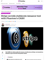 Stripe unveils stablecoin issuance tool with Phantom’s CASH
