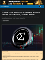 Ethena Price Shoots 14% As USDe Becomes Third-Largest Stablecoin After USDT, USDC