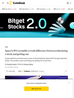 The SpaceX IPO scramble brings early lesson for tokenized stocks