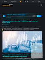 Polymarket prices Starmer at 99.45% to be next leader out before 2027 - Blockchain.News