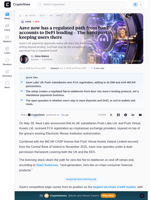 Aave now has a regulated path from bank accounts to DeFi lending - The hard part is keeping users there