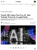 Nearly All Coders Now Use AI—But Nobody Trusts It, Google Finds - Decrypt