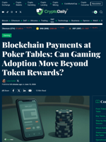 Poker Tables Test Blockchain Payments Beyond Tokens
