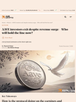 AAVE investors exit despite revenue surge - Who will hold the line now? - AMBCrypto