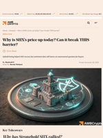 Why is SHX’s price up today? Can it break THIS barrier? - AMBCrypto