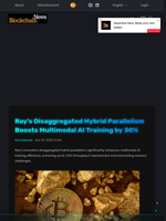 Ray's Disaggregated Hybrid Parallelism Boosts Multimodal AI Training by 30% - Blockchain.News