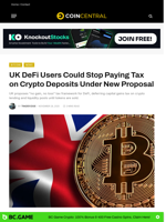 UK DeFi Users Could Stop Paying Tax on Crypto Deposits Under New Proposal - CoinCentral
