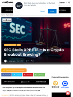 SEC Stalls XRP ETF - Is a Crypto Breakout Brewing? | Live Bitcoin News