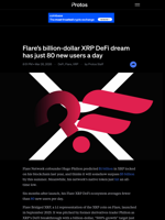 Flare’s billion-dollar XRP DeFi dream has just 80 new users a day