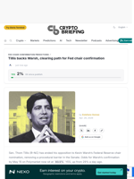 Tillis backs Warsh, clearing path for Fed chair confirmation