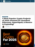Which Is the Most Popular Crypto in 2025: Unstaked, Ethereum, Hyperliquid, or Moneroo?