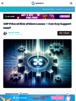 XRP Price at Risk of More Losses — Can Key Support Hold?