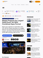 Ripple Prepares for Largest Swell Event Yet With Combined Apex Format