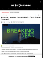 Anthropic Launches Claude Fable 5.1: Can It Stop AI Copycats?