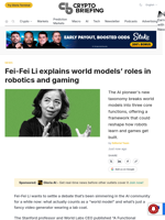 Fei-Fei Li explains world models' roles in robotics and gaming