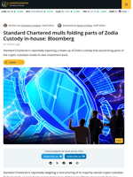 Standard Chartered Mulls Restructuring of Zodia Crypto Custodian: Report