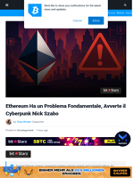 Ethereum Ha un Problema Fondamentale, Avverte il Cyberpunk Nick Szabo | Bitcoinist.com