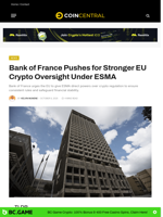 Bank of France Pushes for Stronger EU Crypto Oversight