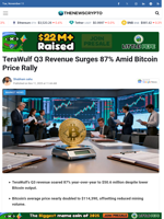 TeraWulf Q3 Revenue Surges 87% Amid Bitcoin Price Rally - TheNewsCrypto