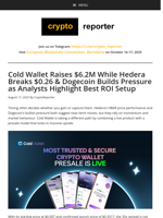 Cold Wallet vs Hedera and Dogecoin: Which Has the Strongest ROI Setup?